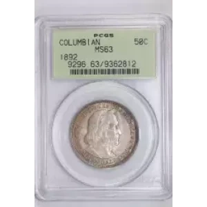 1892 50C Columbian
