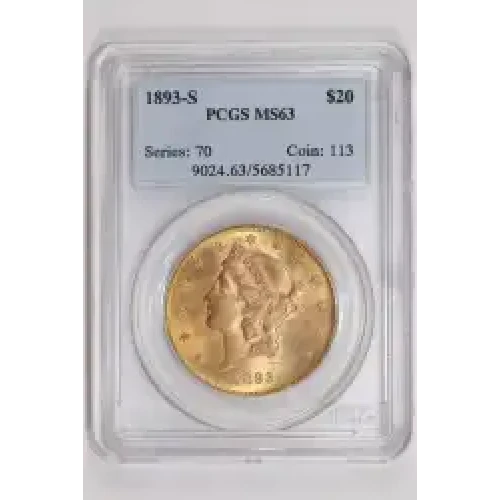 1893-S $20