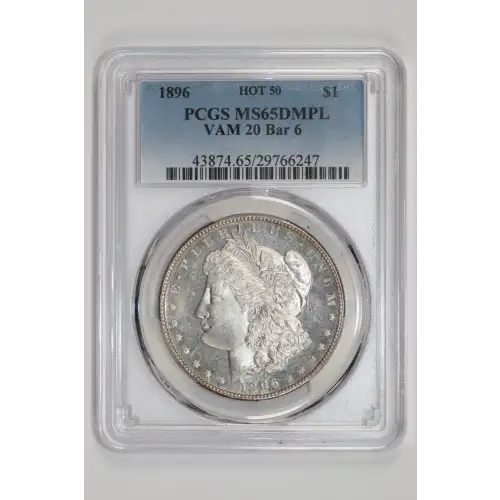 1896 $1 VAM 20 Bar 6, DMPL (2)