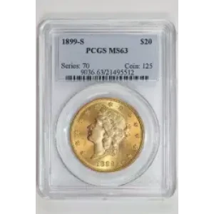 1899-S $20
