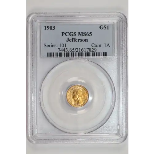 1903 G$1 LA Purchase, Jefferson