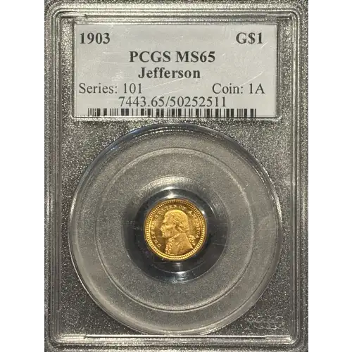 1903 G$1 LA Purchase, Jefferson