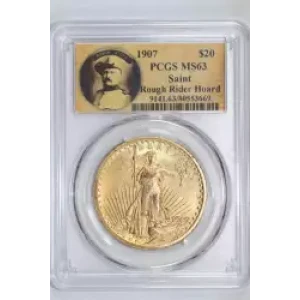 1907 $20 Saint-Gaudens