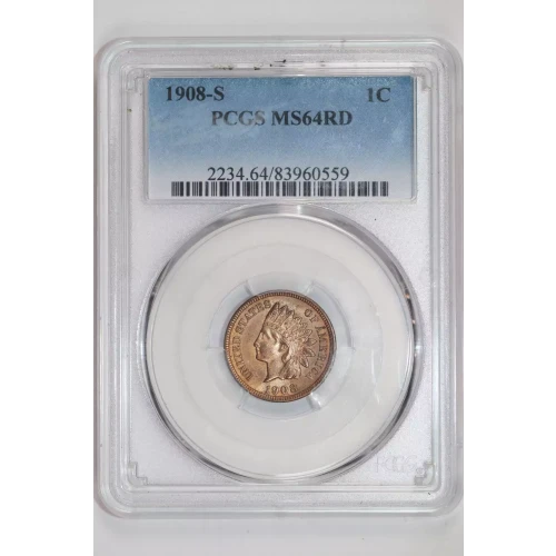 1908-S 1C, RD