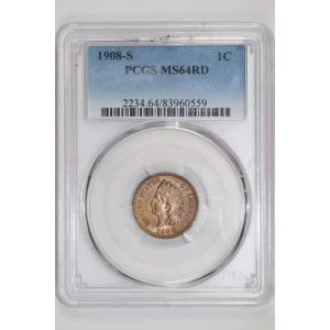 1908-S 1C, RD