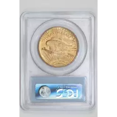 1911 $20 GOLD SAINT GAUDENS DOUBLE EAGLE PCGS MS63 (2)