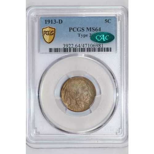 1913-D 5C Type 2
