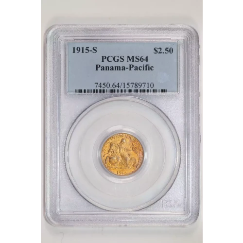 1915-S $2.50 Panama-Pacific