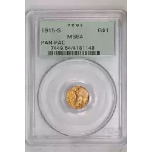 1915-S G$1 Panama-Pacific