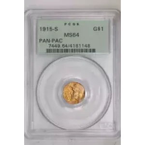 1915-S G$1 Panama-Pacific