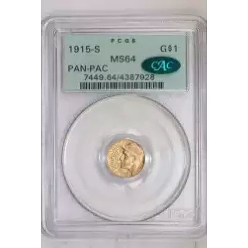 1915-S G$1 Panama-Pacific