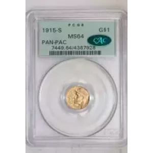 1915-S G$1 Panama-Pacific