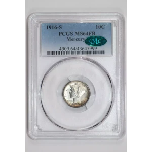 1916-S 10C Mercury, FB