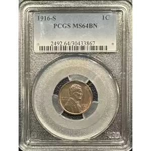 1916-S 1C, BN