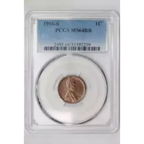 1916-S 1C, RB