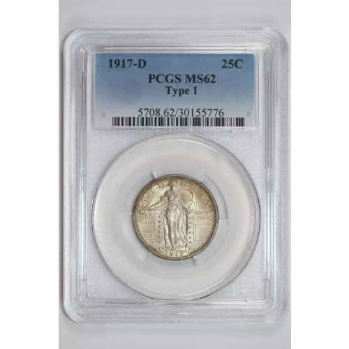1917-D 25C Type 1