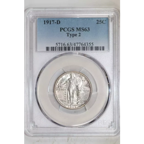 1917-D 25C Type 2