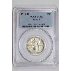 1917-D 25C Type 2