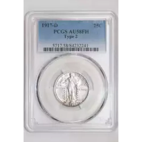 1917-D 25C Type 2, FH (2)