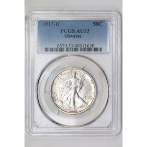 1917-D 50C Obverse