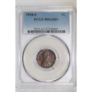 1918-S 1C, BN