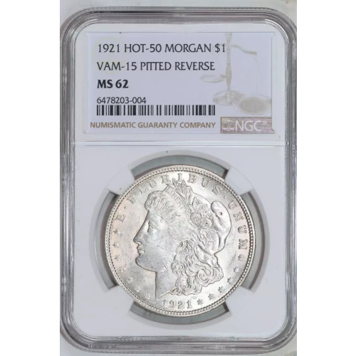 1921 HOT-50 VAM-15 PITTED REVERSE 