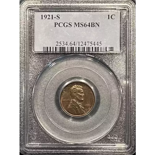 1921-S 1C, BN