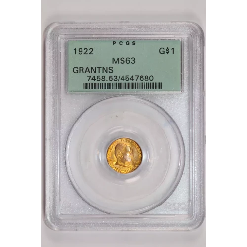 1922 G$1 Grant, No Star