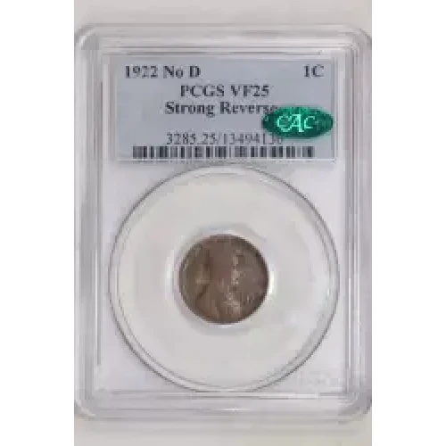 1922 No D 1C Strong Reverse, BN