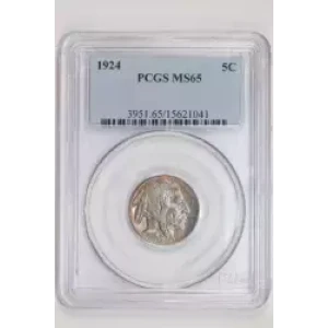 1924 BUFFALO NICKEL PCGS MS65