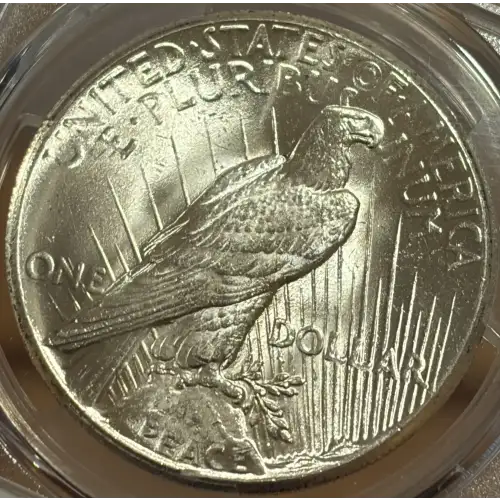 1927 PEACE DOLLAR PCGS MS62 (3)