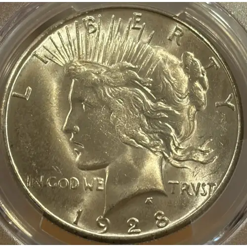 1928-S PEACE DOLLAR PCGS MS63 (3)