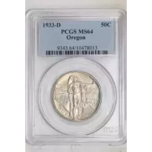 1933-D 50C Oregon