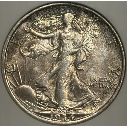 1934 D Half Dollars Liberty Walking ANACS MS-64 (2)
