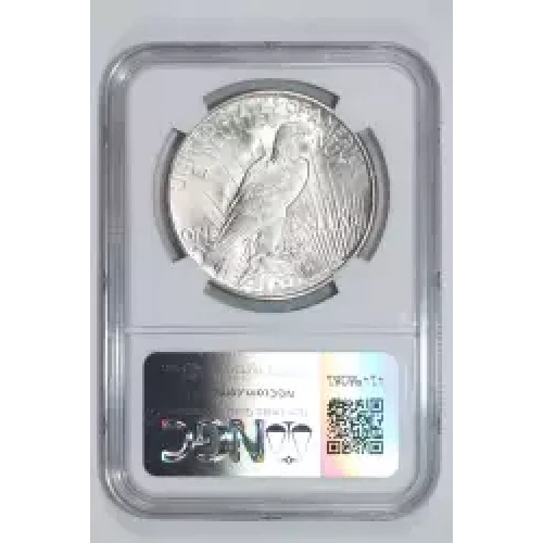 1934-D PEACE DOLLAR NGC AU58 (2)