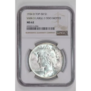 1934 D VAM-3 LARGE D DDO MOTTO