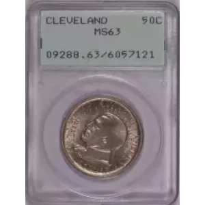 1936 50C Cleveland