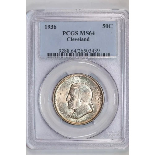 1936 50C Cleveland