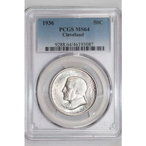 1936 50C Cleveland