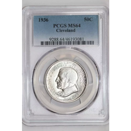 1936 50C Cleveland