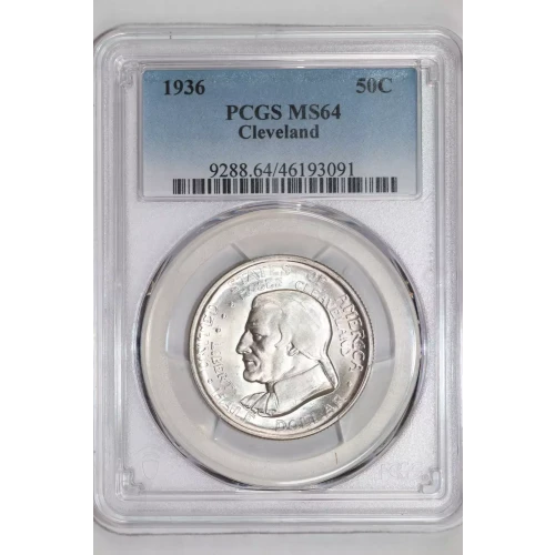 1936 50C Cleveland