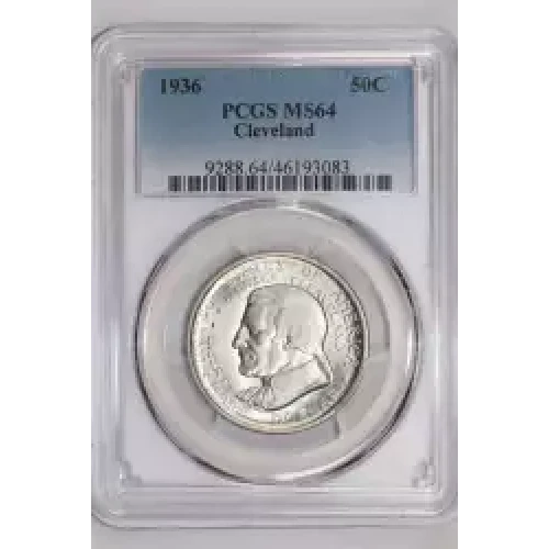 1936 50C Cleveland