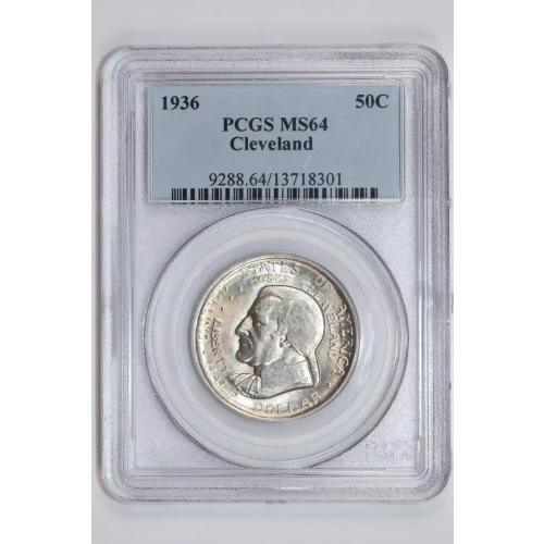 1936 50C Cleveland