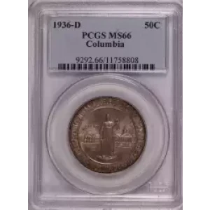 1936-D 50C Columbia