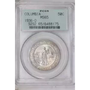 1936-D 50C Columbia