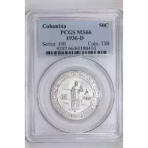 1936-D 50C Columbia