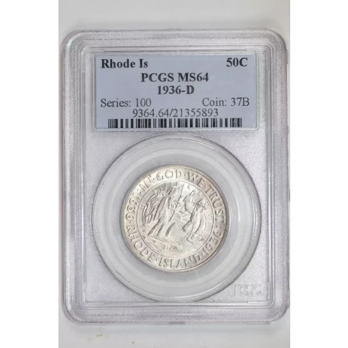 1936-D 50C Rhode Island