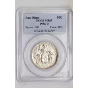 1936-D 50C San Diego