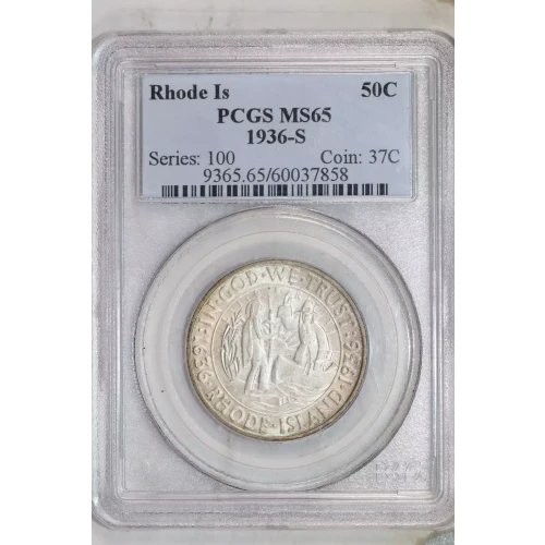 1936-S 50C Rhode Island