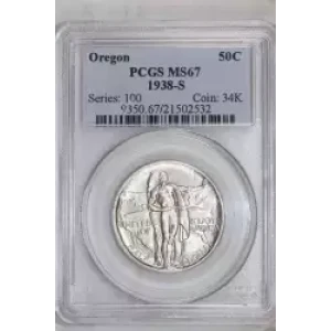 1938-S 50C Oregon